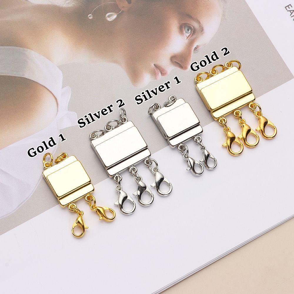 Застежки-пряжки Магнитный разъем для ожерелья для многослойного браслета Магнитная застежка ожерелья