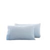 Set of 2 Lightweight Microfiber Pillowcases Queen Size Pillow Cases Durable Pillow Cover  Home