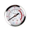 High-performance Air Pressure Gauge Center Back Mount 1/4"/1/8" Connection Size Measuring Range 0-12 BAR 0-180 PSI
