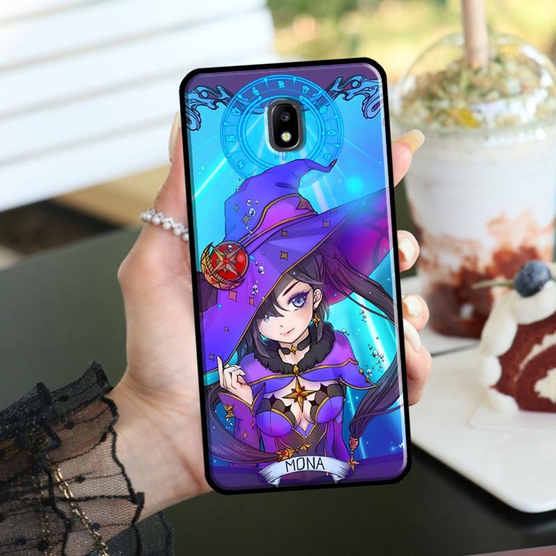 Чехол Genshin Impact Мона для Samsung Galaxy M06 M16 M36 M56 M15 M11 M31 M21 M53 M13 M32 M52 M35 M55 M14 M34 M54