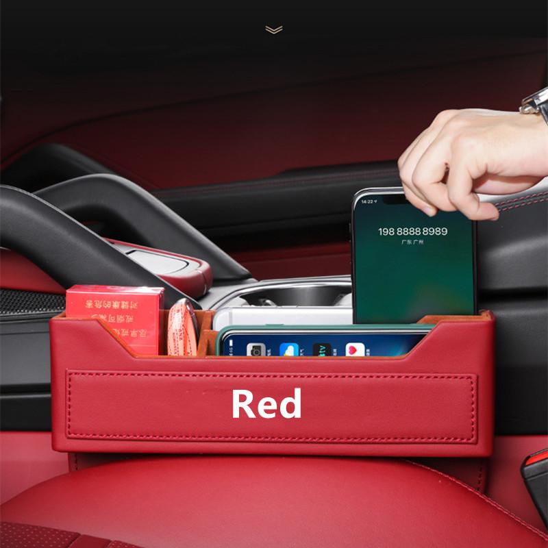 Car Seat Gap Storage Box Bag Organizer Case Slit filler Holder For Porsche Macan Cayenne Panamera 718 911 Interior Accessories