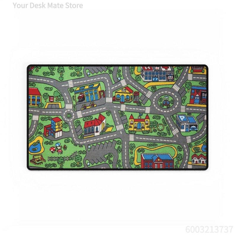Magic On The Streets Playmat Mouse Carpet Gamer Setup Decoration Office Desk Pad Gaming Accessories Rug Keyboard Mouse Mat