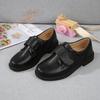 Детские кожаные туфли весна осень белые черные туфли для мальчиков универсальные повседневные детские модные школьные туфли на плоской подошве