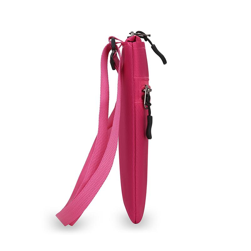 Fashion Multifuctional Square Shoulder Bag Zipper Sports Mobile Phone Pouch Casual Candy Color Coin Pouch Traveling