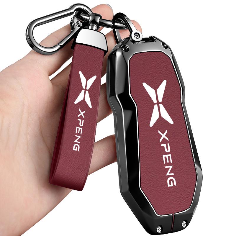 Xiaopeng X9 2026 Ультра Металлический Чехол для Ключа с Пряжкой для Пульта Дистанционного Управления - Новая Модель Защитный Чехол