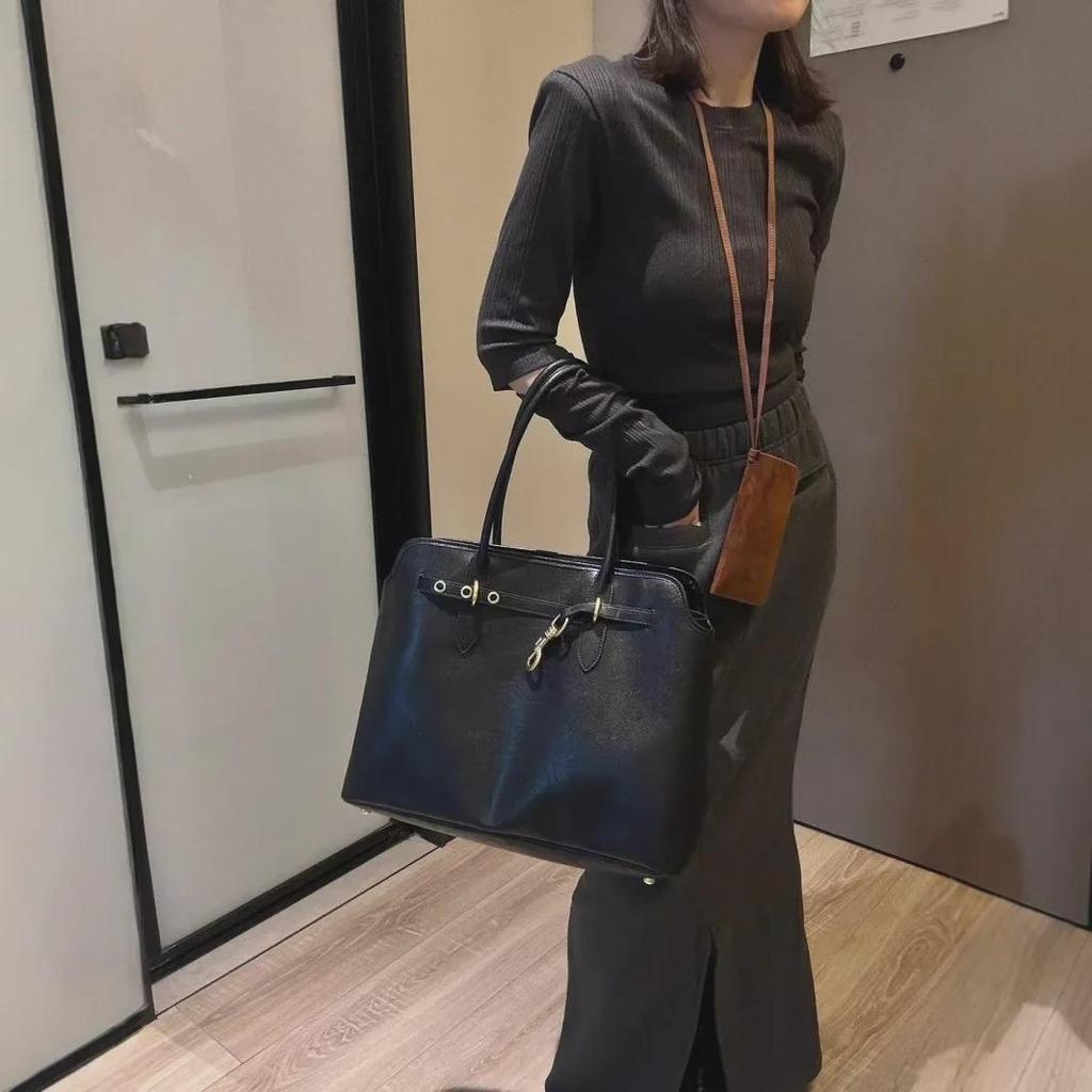 Винтажная сумка-тоут Bowling из воловьей кожи - сумка на плечо и подмышку