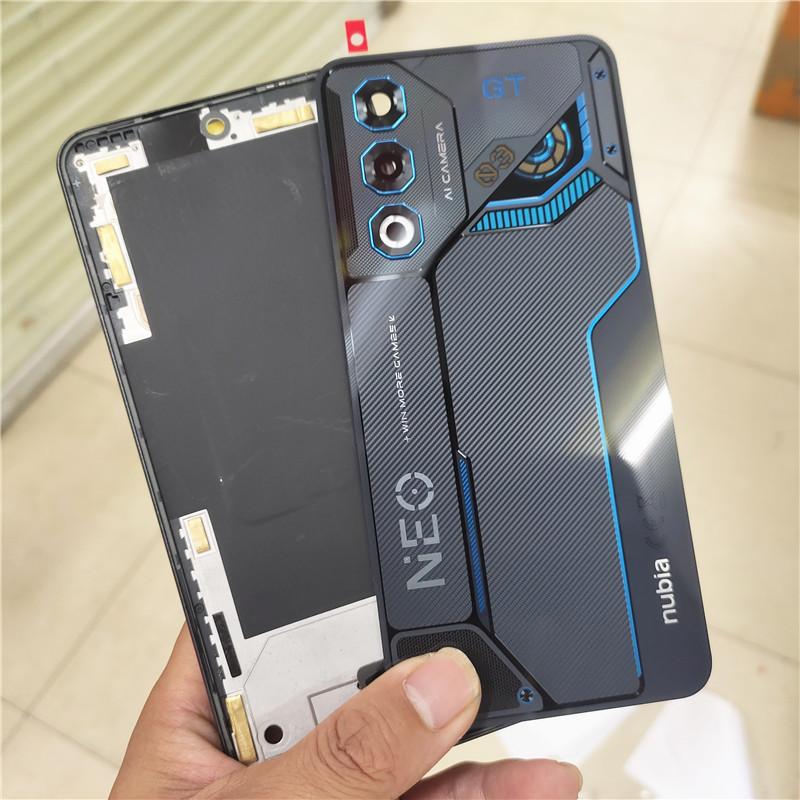 Задняя крышка для ZTE Nubia Neo 3 GT GT Z2465N, задняя крышка аккумулятора, ремонтная крышка телефона, средняя рамка с объективом камеры