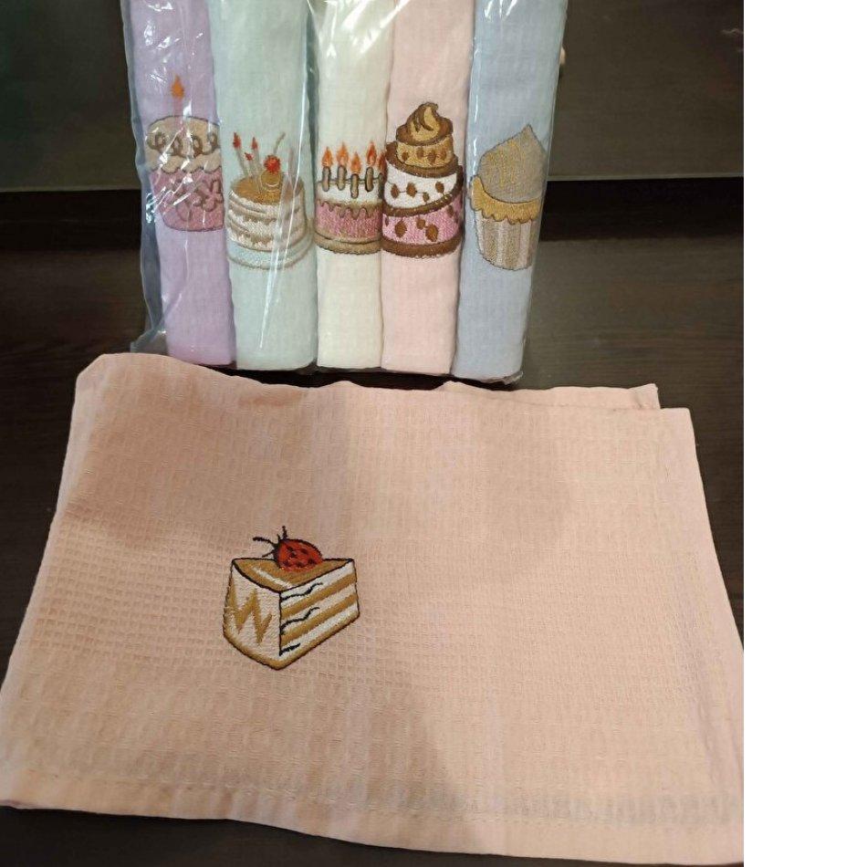 100% хлопок, 6 шт., 40х60 см, салфетки для сушки посуды/кухонные кухонные полотенца