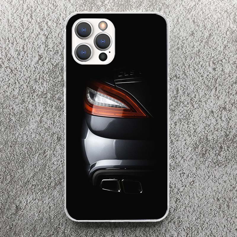 Чехол для телефона со спортивными машинами C63 E63 S63 G63 для iPhone 17 16 15 14 13 12 11 Pro Max Mini Plus Air 7 SE 8 Мягкий силиконовый чехол с принтом Fund