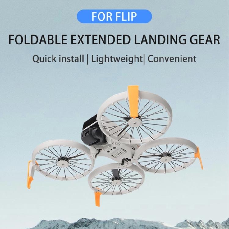 ABS Landing Gear Durability For Flip Drones Increases Altitude For Better Aerial Photography