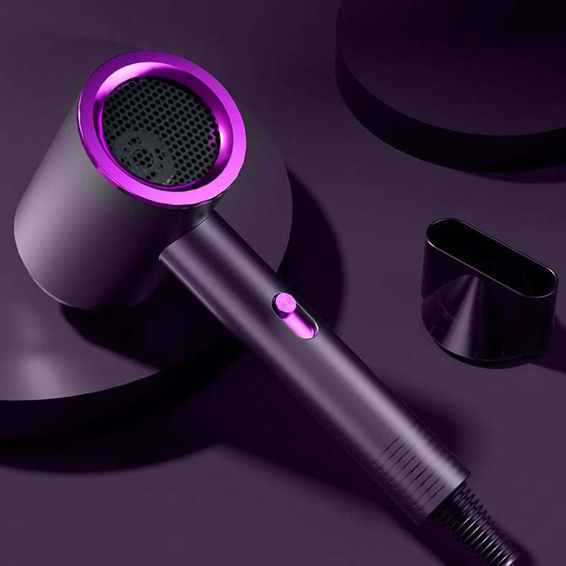 Профессиональный бытовой фен электрический бесшумный фен синий отрицательный ионный фен для сбора воздуха