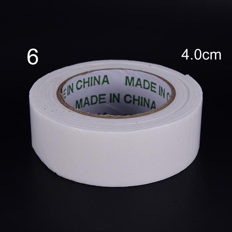 1Roll White Strong Double Sided Sticky Tape Foam Double Faced Adhesive Craft