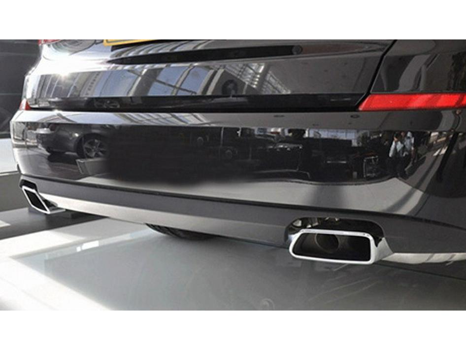 5 Series GT520-535i Modified GT550 Square Exhaust Pipe Rear Lip Tail Tip.