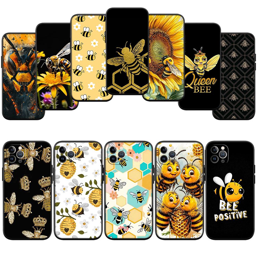 RA3 Art Bees Cartoon New High-End Shell Phone Case for Redmi Note 8 9 Pro Max 9S 9T 9C NFC 8T 8A 10A A4