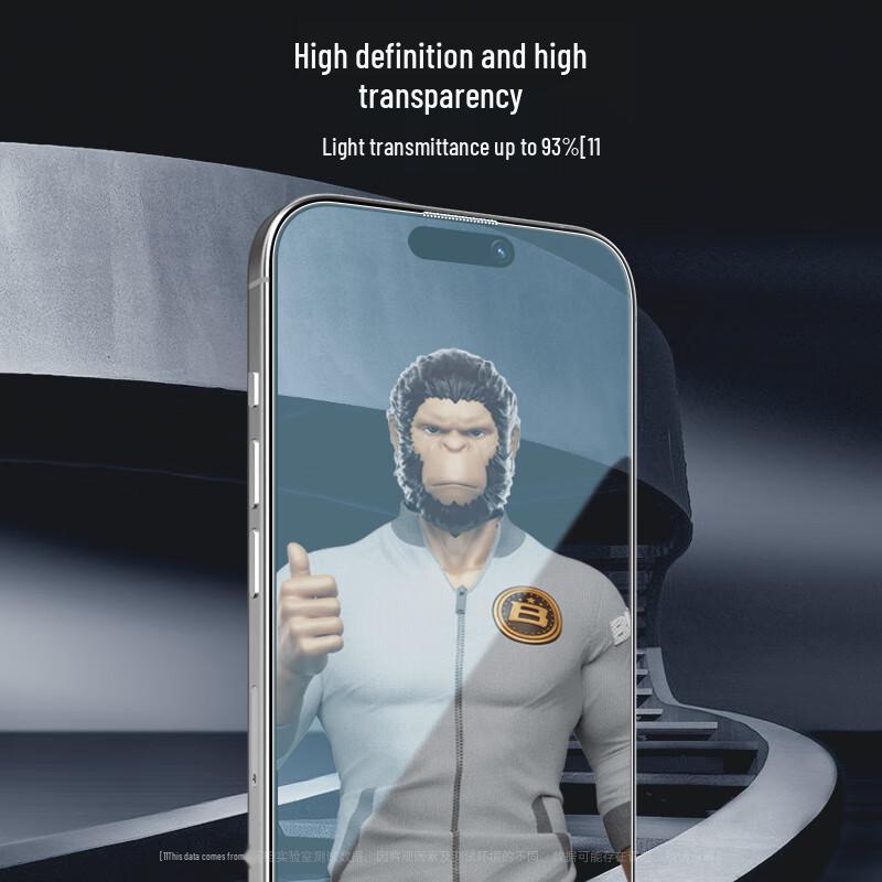 Blue Gorilla Tempered Glass Screen Protector with Dust Removal Applicator