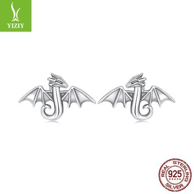 Серьги-пусеты Мини Фейлун из стерлингового серебра S925, Персонализированные Ретро Животные, Маленькие Серьги-пусеты, В наличии