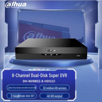 32-канальный видеорегистратор Dahua NVR, китайская вилка (адаптер в комплекте)