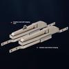 1PCS MS830 Cabinet Door Lock Weitu Cabinet Tian Di Connecting Rod Lock Electrical Box Switch Cabinet Lock Hardware Accessories