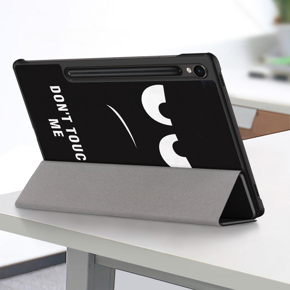 Case for Samsung Galaxy Tab S9, Smartcase Hybrid with stylus holder, don't touch me