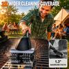 Removable Head Electric Grill Brush 2-Speed Settings Rotating Barbecue Brush  Household