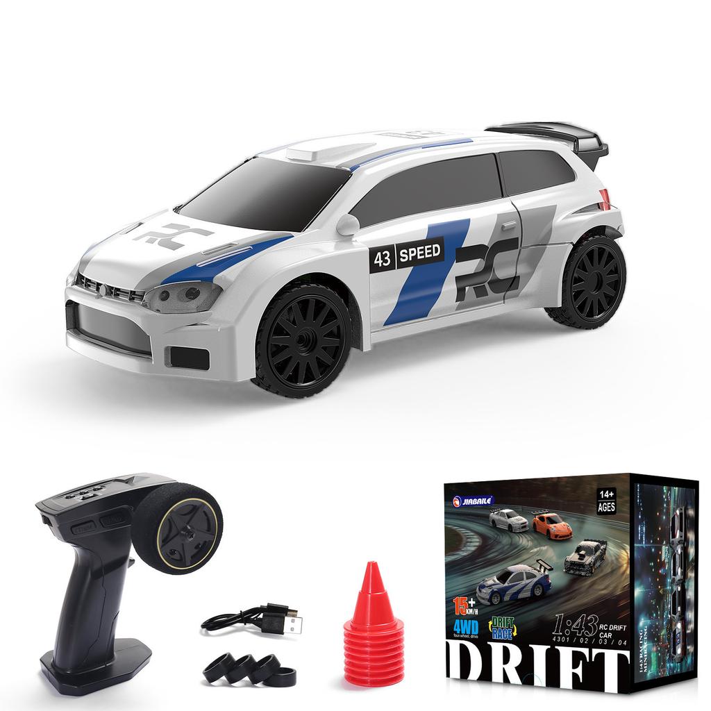 Масштаб 1/43 4WD Мини RC Дрифт-машина RTR с Полностью Пропорциональным Рулевым Управлением Газом Автомобиль с Дистанционным Управлением 2,4 ГГц Игрушки забавные Подарки крутые игрушки для детей