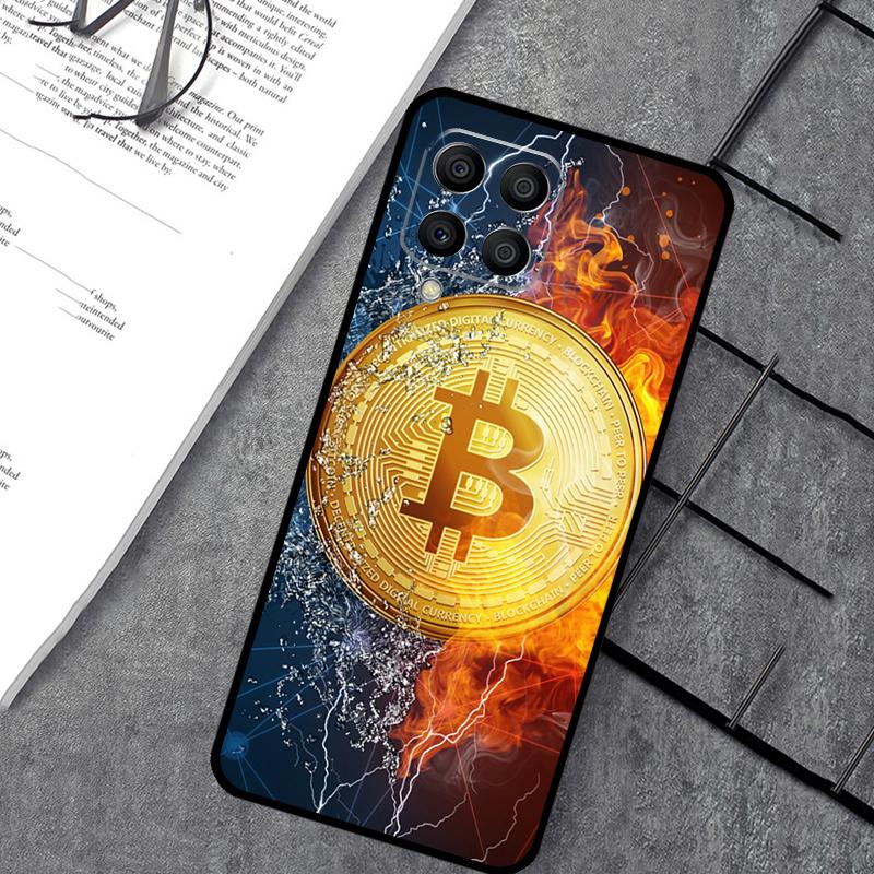 Смешной чехол с монетами Bitcoin для Samsung Galaxy M15 M11 M12 M13 M14 M06 M16 M36 M56 M31 M53 M32 M52 M35 M55 M34 M54