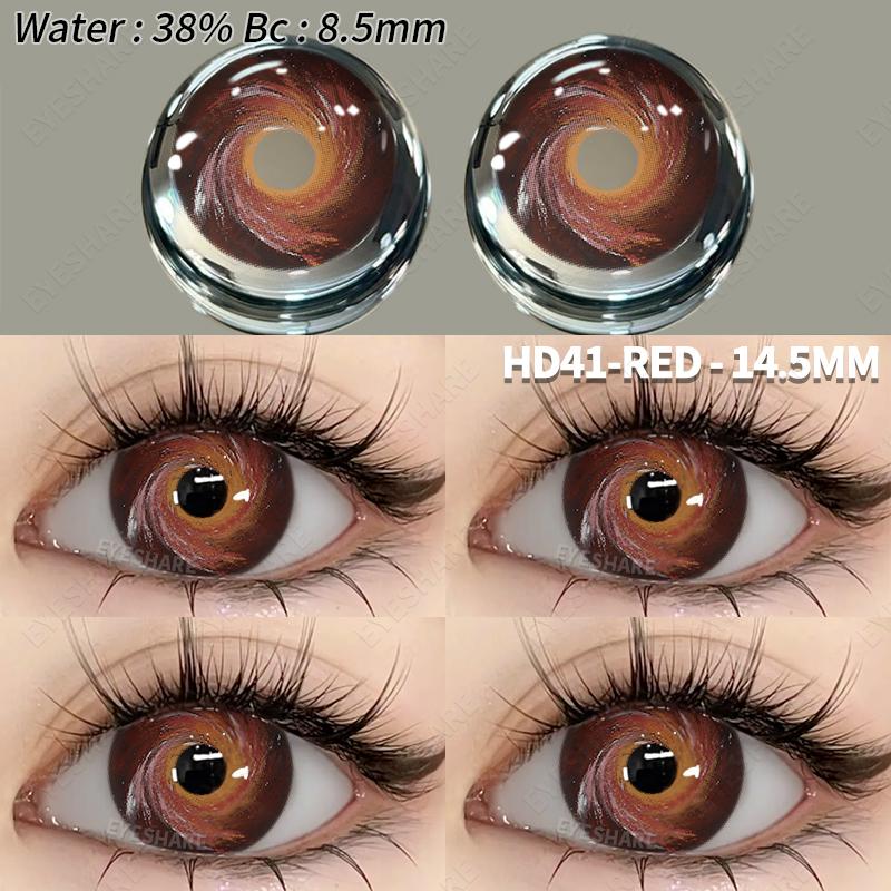 Eyeshare 1 Pair Cosplay Color Contact Lenses for Eyes Anime Accessory Anime Len Fashion Lenses Blue Lenses Beauty Pupil