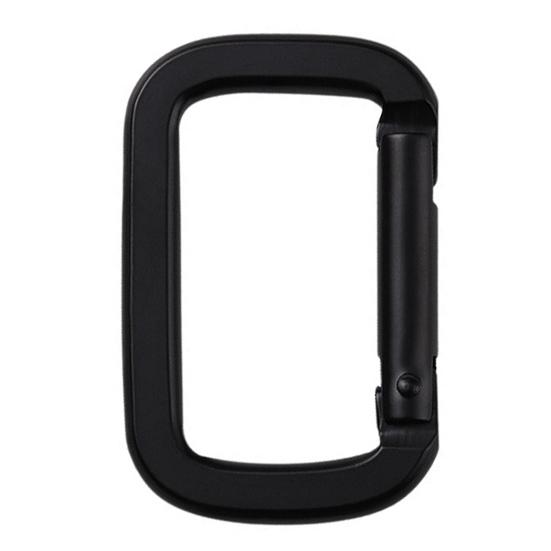 10 шт. Кемпинговые карабины, Походные застежки, Прочные пряжки, Компактные портативные многофункциональные сверхпрочные брелоки, Металлические квадратные карабины