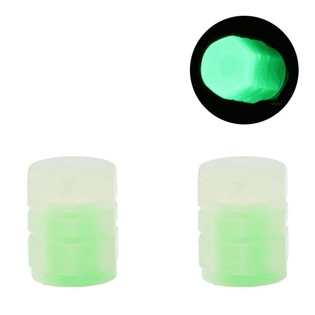 Универсальная светящаяся крышка клапана шины, ступица колеса автомобиля, светящаяся пылезащитная декоративная крышка насадки на обод шины для мотоцикла, велосипеда