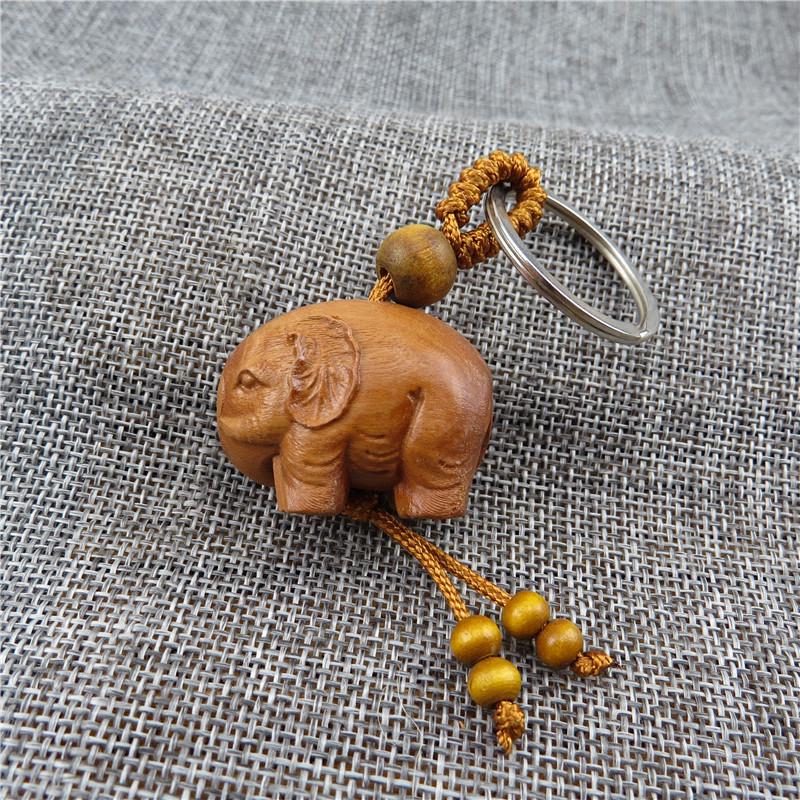 Брелок-подвеска в виде тыквы Pixiu из красного дерева с 3D-резьбой
