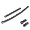 Aluminum Alloy Steering Link Linkage Tie Rod Kit for Axial Scx10 90046 90047 RC CarBlack