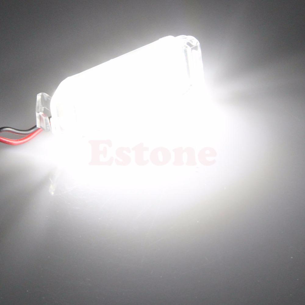 2PCS 18LED SMD License Plate Light No Error For FORD Focus 5d 2009- Mondeo 2008- Fiseta 2009- S-MAX C-MAX Kuga Galaxy WA6