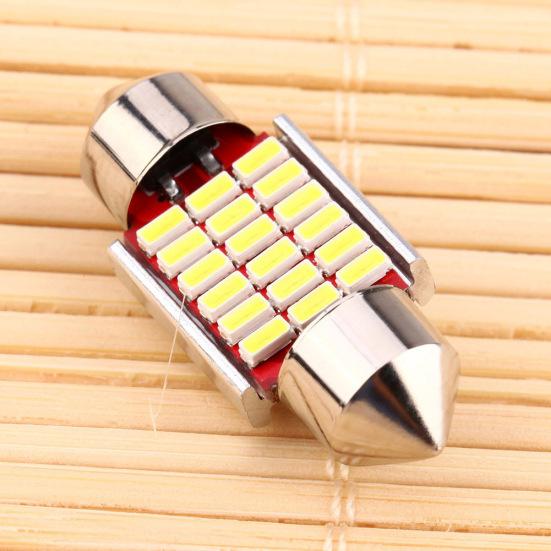 18SMD двухконечная супер яркая автомобильная 3014 светодиодная лампа для декодирования для чтения