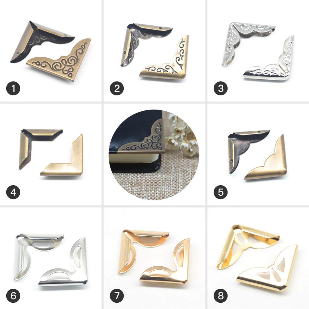 30pcs Book Corner Frame Protectors Scrapbooking Albums DIY Decorative Accessories