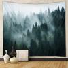 Домашний гобелен Настенный гобелен Лесной гобелен Фоновая ткань Для декора гостиной спальни Декоративное настенное искусство