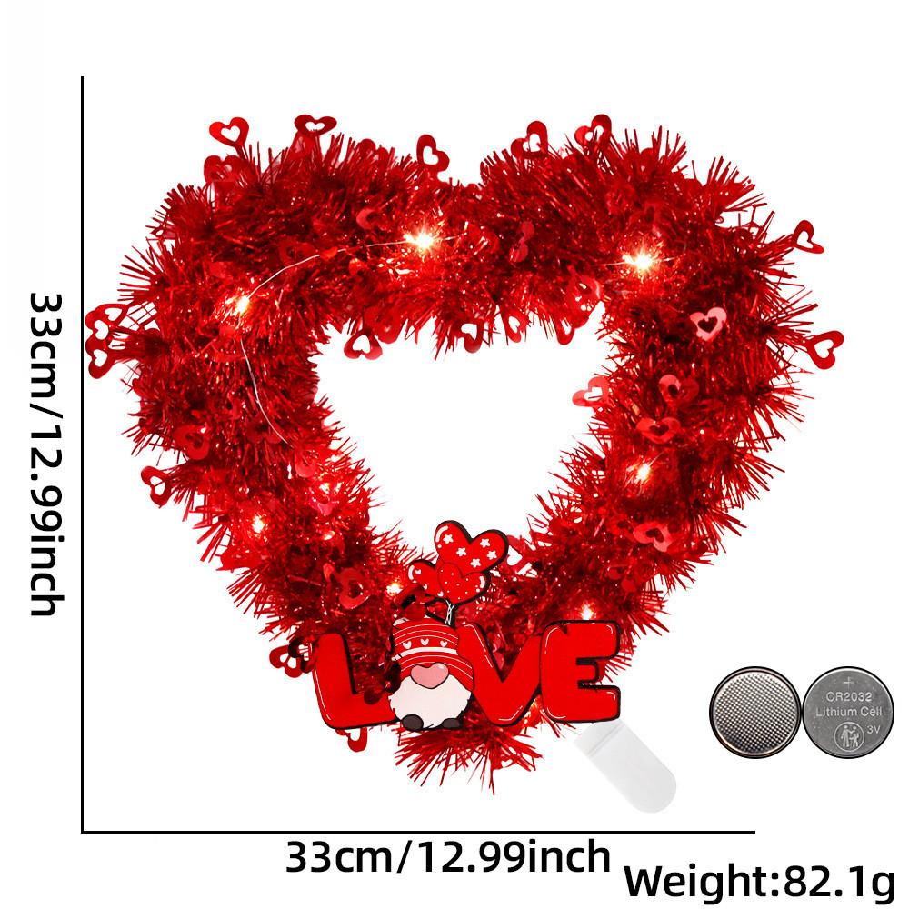 Любовь Светодиодная Очаровательная Гирлянда Сердечки Для Незабываемого Дня Святого Валентина И Мероприятий Свадьба