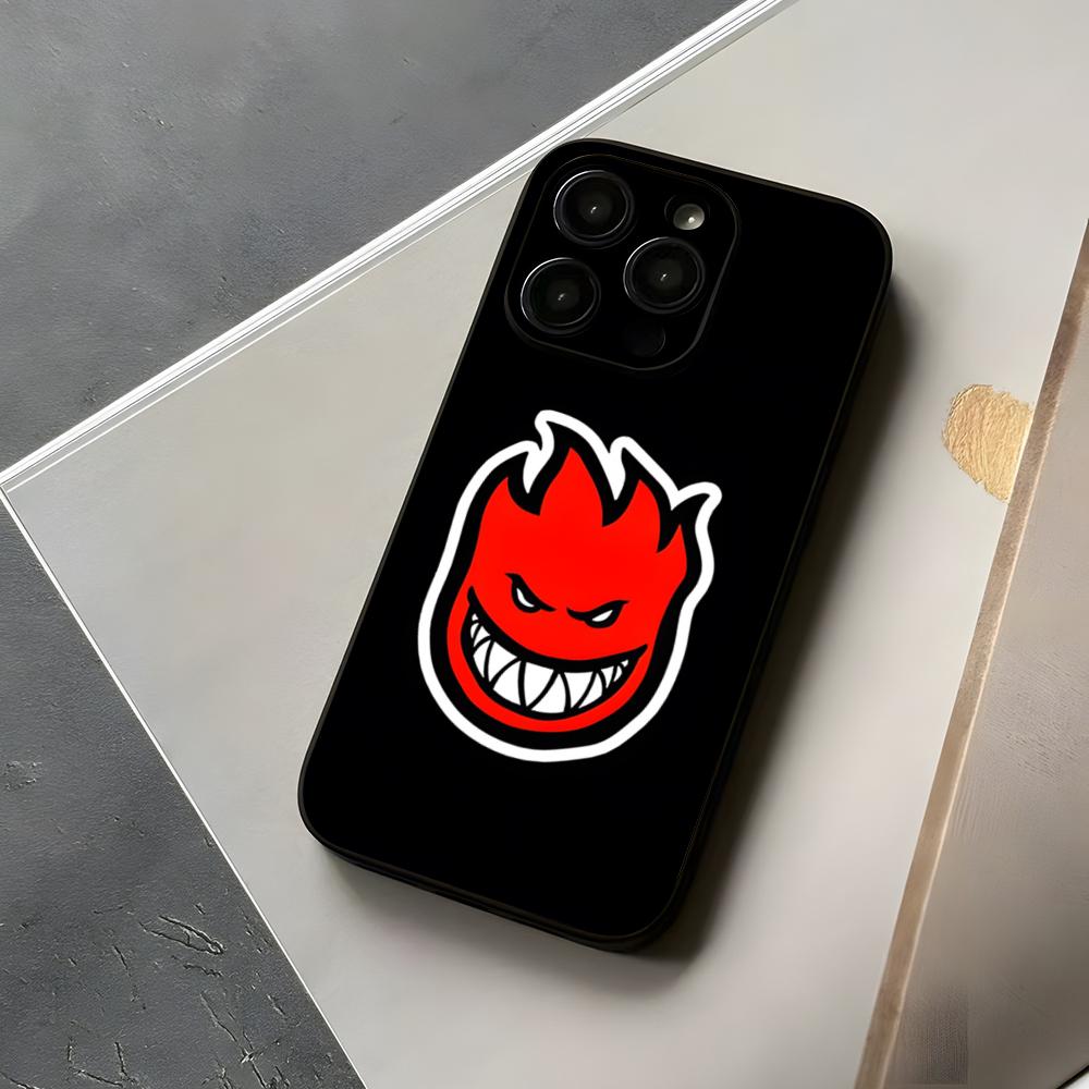 Spit Fires SkateBoards Phone Case For Iphone 15 16 12 Peace 14 Se 2020 2022 Pro Max 11 13 Xr X Xs Plus Funda Shell Cover