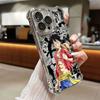 Чехол-бампер One Pieces Luffy Monkey D Мягкий Чехол Для iPhone 17 Pro 16 15 14 13 12 11 Pro Max Чехол 17 Plus 17E 16E 17Air Силиконовый Чехол для Телефона