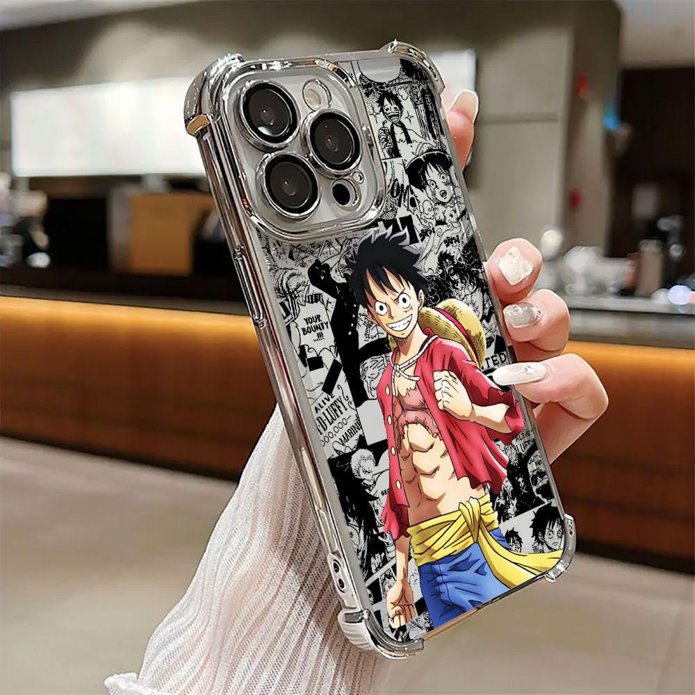 Чехол-бампер One Pieces Luffy Monkey D Мягкий Чехол Для iPhone 17 Pro 16 15 14 13 12 11 Pro Max Чехол 17 Plus 17E 16E 17Air Силиконовый Чехол для Телефона