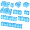 MOC Transparent Thick Building Blocks 1x1 1x2 2x2 2x4 Dots Clear Brick Figures Educational Creative Toy for Kid Compatible Brand