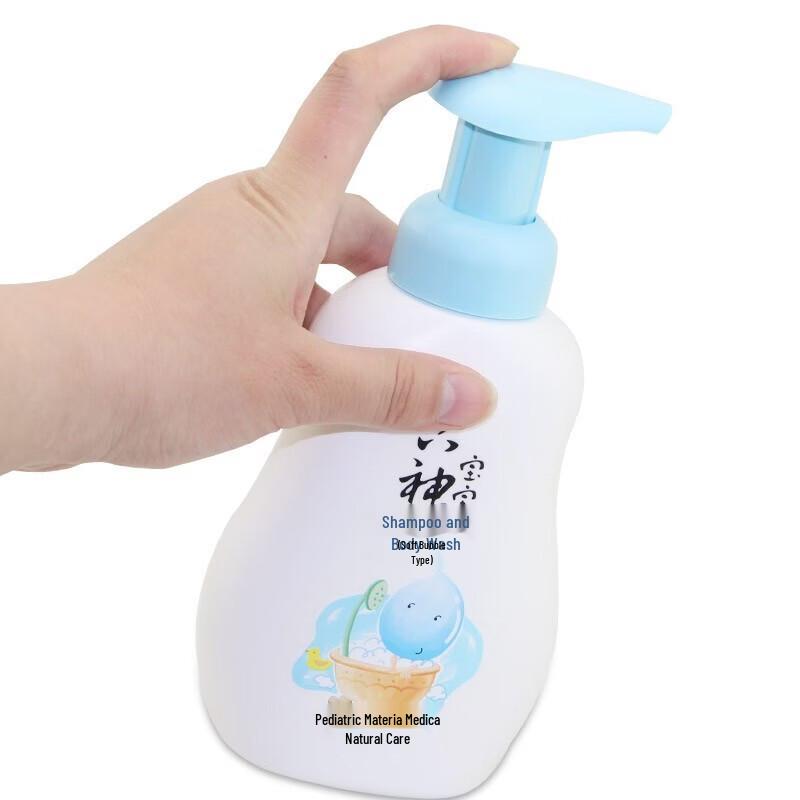 Liu Shen Baby 2-в-1 Мягкий пенящийся шампунь и гель для душа