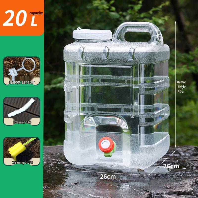 Outdoor Drinking Water Bucket with Faucet