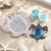 Turtle Shell Silicone Mold Large Sea Resin Mold, 3D for Epoxy Casting, Detailed Marine Sun Pattern Animal Molds Wall Hanging Decoration, Coastal Ocean