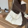 Spring and Summer New Simple Armpit Bag Large Capacity Casual Versatile Fashion Earphone Bag Commuter Shoulder Tote Bag