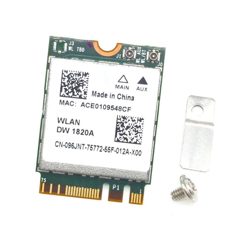 DW1820A BCM94350ZAE 1200Mbps 2.4G/5Ghz 802.11AC WiFi Card K Adapter -NGFF Bluetooth-compatible4.1 for Win7 8 10
