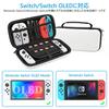 HEYSTOP [Switch Case/Switch OLED Model Compatible] Switch OLED Case Protective Cover Game Card Storage Dustproof Stainproof Waterproof Shockproof Full