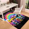 The Powerpuff Girls Printed Absorbent Washable Carpet, Non-Slip Bathroom Mats, Kitchen Rugs, Yoga Mat,Living Room Entrance, Camping Picnic Rugs