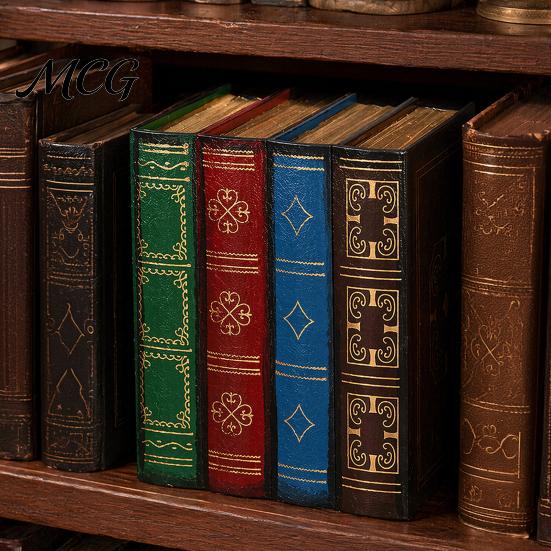 Ретро Имитация Книги Хранение Поддельные Декоративные Украшения, Складная Крышка Полое Дизайн, Винтажный Маленький Предмет Коробка Стиль Декоративная Коробка, для Журнального столика,
