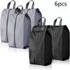 Новые 6 шт. Сумки для обуви для путешествий, Портативная нейлоновая сумка для обуви для ежедневного использования и путешествий