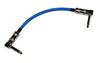 Canare GS-6 Patch Cable, 20cm, L-L Type, Blue, 1 Cable